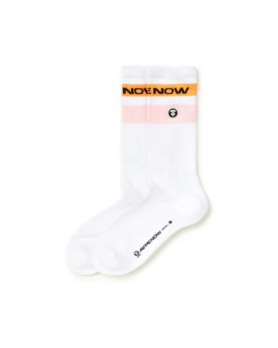 ايه ايه بي إي AAPENOW logo striped socks